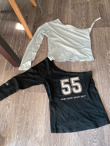 2 pulls 1 manche taille S/M