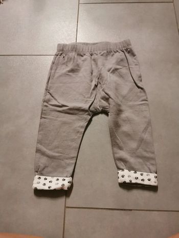Pantalon gris 12 mois