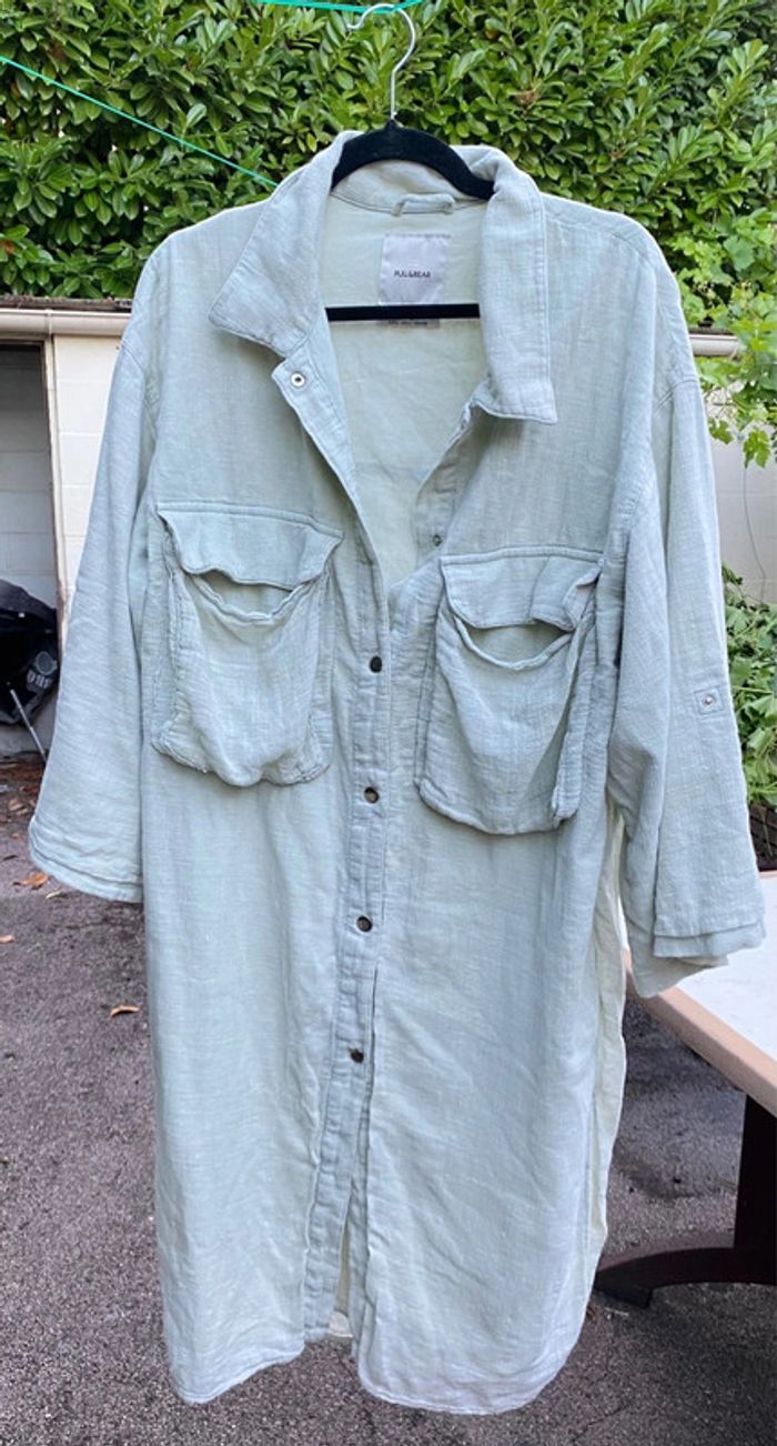 Veste Longue Oversize Pull & Bear Taille L