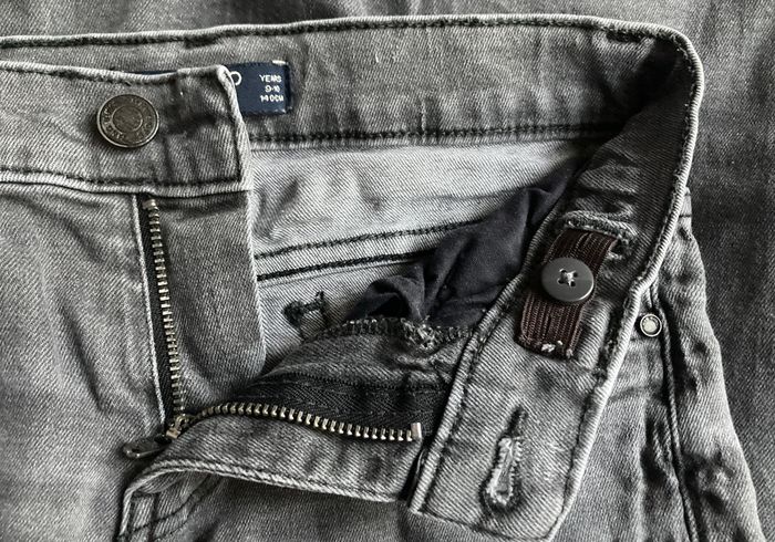 jeans gris taille 9/10 ans - photo numéro 5