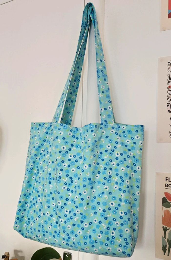 Tote bag fleuri liberty - photo numéro 2