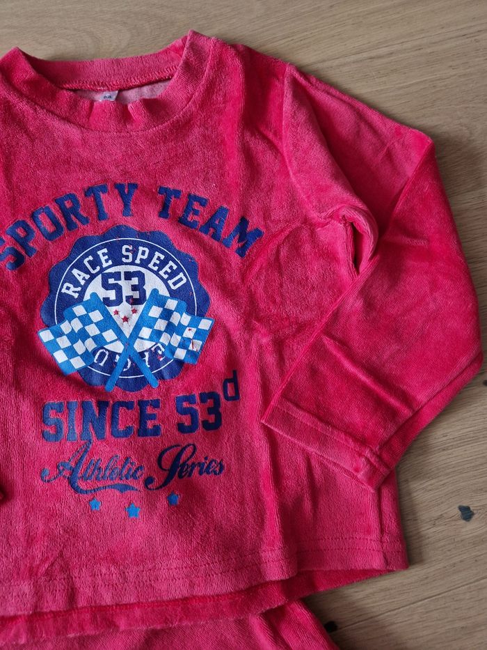 Pyjama velours Tissaia - photo numéro 4