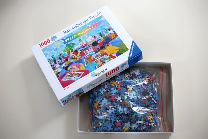 Puzzle 1000 pièces "Speed Puzzling" Ravensburger issu du World Jigsaw Puzzle Championship 2025, illu - photo numéro 4