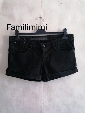 Short jeans noir, 40