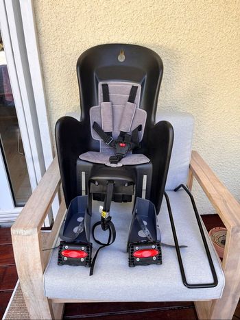 Siège bébé arrière  polisport Bilby avec 2 noix