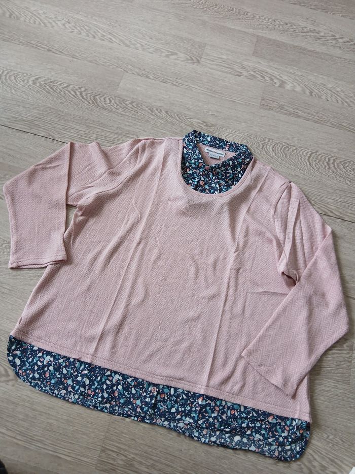 Chemise 2 en 1 tricot taille 50/52