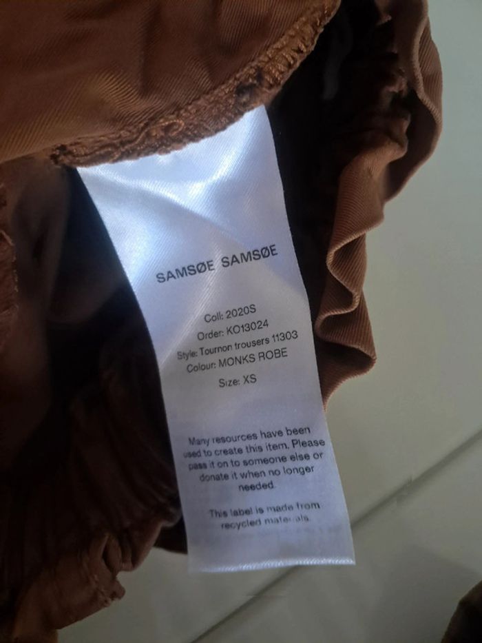 Samsoe samsoe pantalon été taille haute T.34/36 - photo numéro 11