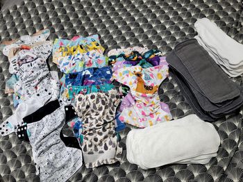 Lot couches lavables et insert plusieurs marques