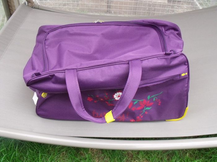lot sac de voyage valise Titi Tweety Neuve Rose Mauve Fille - photo numéro 7