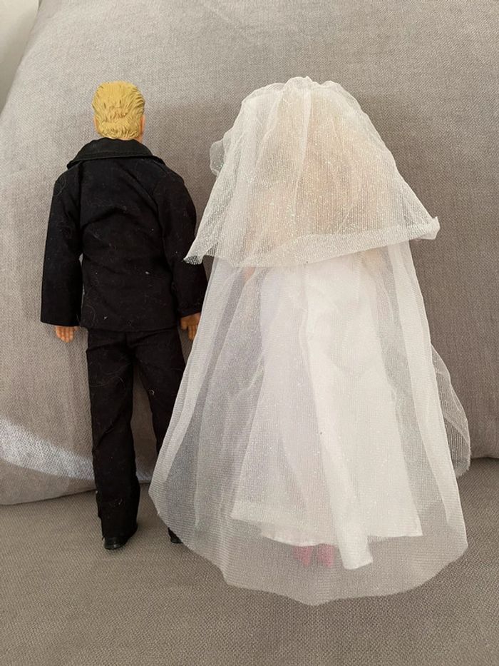 poupées Barbie couple de mariés - photo numéro 5