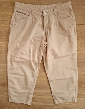 Pantacourt femme C&A beige 38