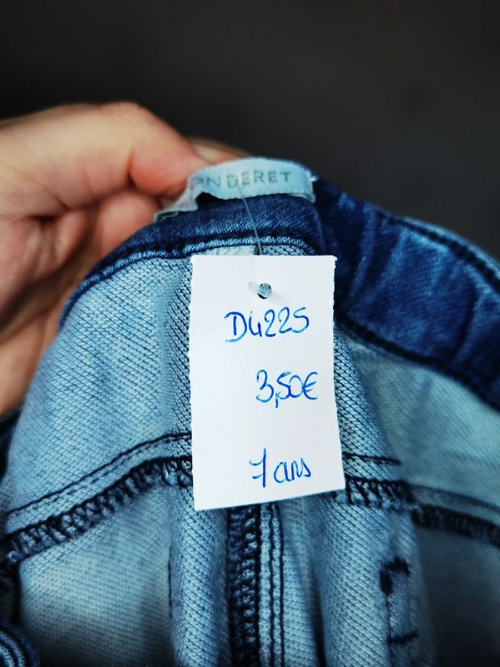 D4225 - jeans fille 7 ans - photo numéro 3