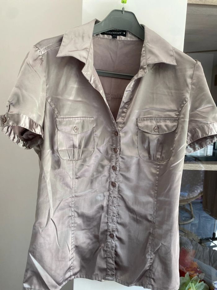 Chemise effet luisant taille M - photo numéro 2