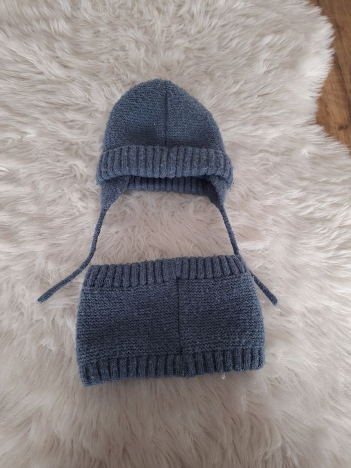 Ensemble bonnet et snood TAO 3-9 mois - photo numéro 2