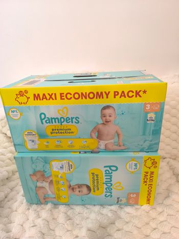 Pampers premium T3 - 2*112 couches