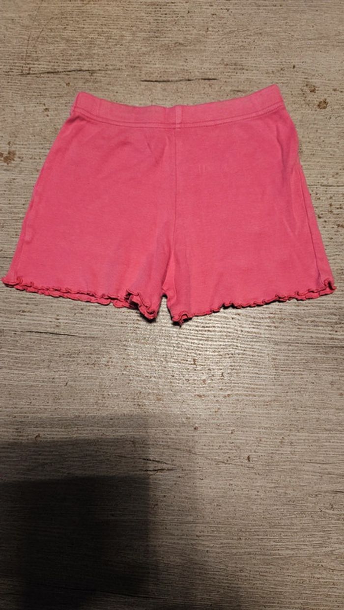 Short rose fushia, elastique, Palomino, 6 ans, nickel