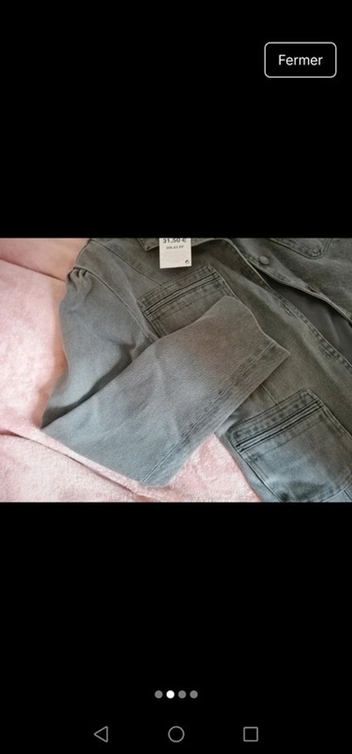 Veste en jeans incandescence vintage - photo numéro 2
