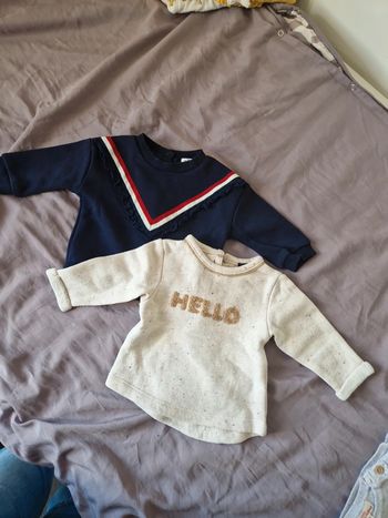 Lot de 2 pulls 3 mois