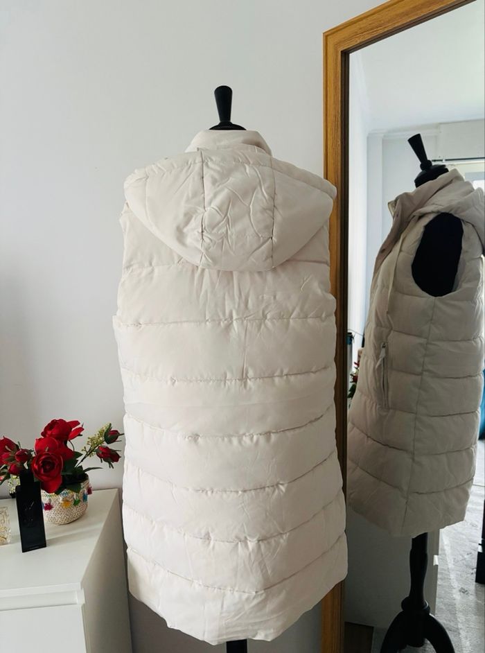 🧥 Doudoune sans manches crème - photo numéro 5
