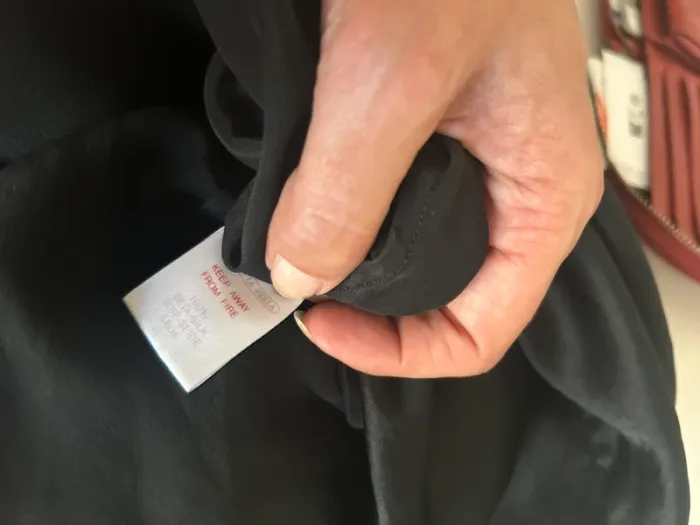 Malizia by la perla Robe longue en soie noir - photo numéro 7