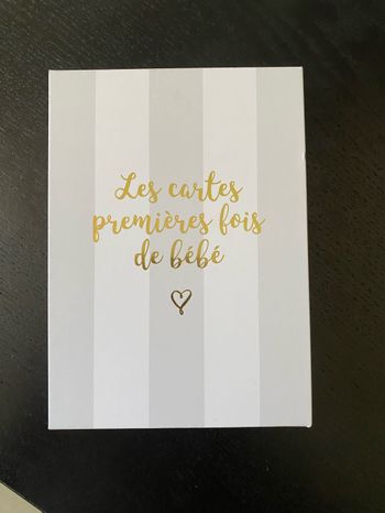 Cartes Premières fois bébé