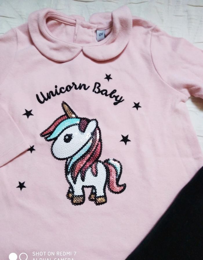 Ensemble Licorne haut manches longues legging - photo numéro 2