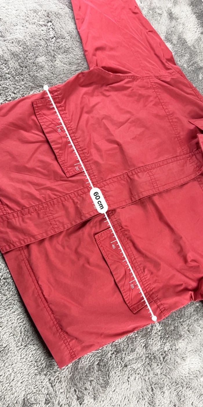 K-Way Golf Line Vintage Rouge Taille M – Imperméable Léger Rétro - photo numéro 5