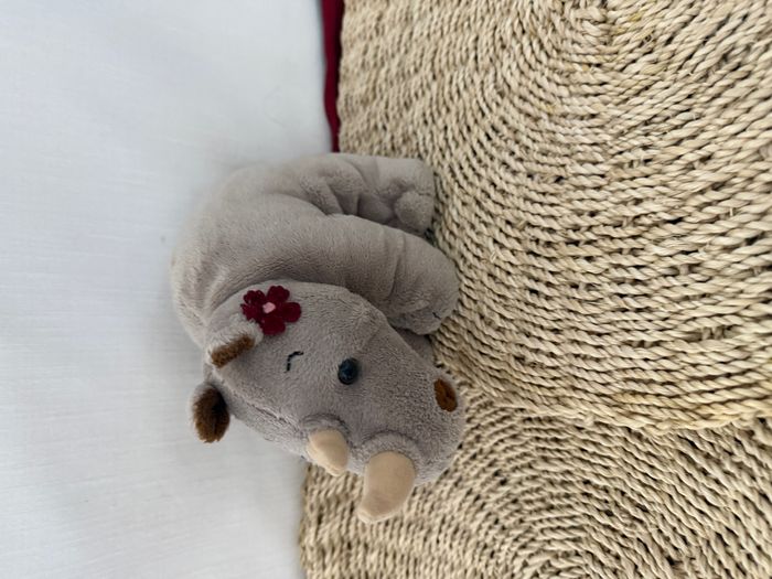 Peluche doudou Rhinoceros gris Ajena Nounours - photo numéro 1