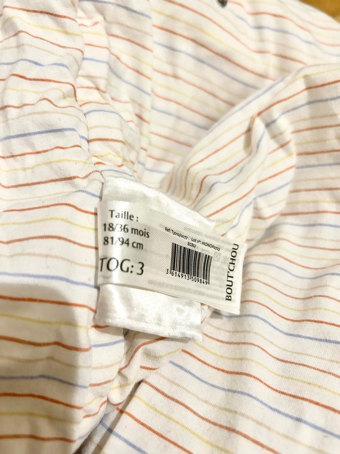 Lot 3 gigoteuses Hiver TOG 3 (Bout'chou & Sucre d'Orge) - photo numéro 9