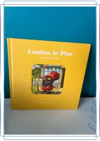 Livre drôles de petites bêtes Loulou le pou édition collector