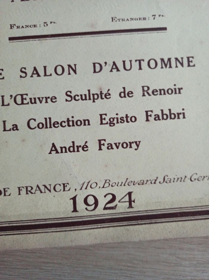 Lot de 10 anciennes revues l'amour de l'art 1924 - photo numéro 3