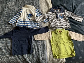 Lot de 4 sous-pulls 12 mois