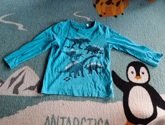 T-shirt manches longues 104 dinosaure