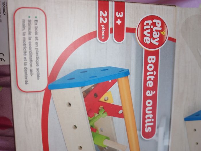 Boîte à outils en bois 22 pièces 
Playtive - photo numéro 6