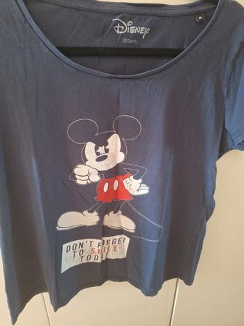 T-shirt bleu Mickey XL