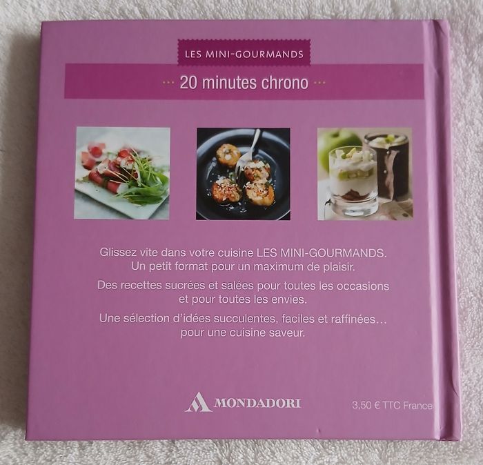 Livre cuisine 20 minutes chrono - photo numéro 2