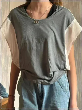 Top semi transparent taille 36 marque Nike