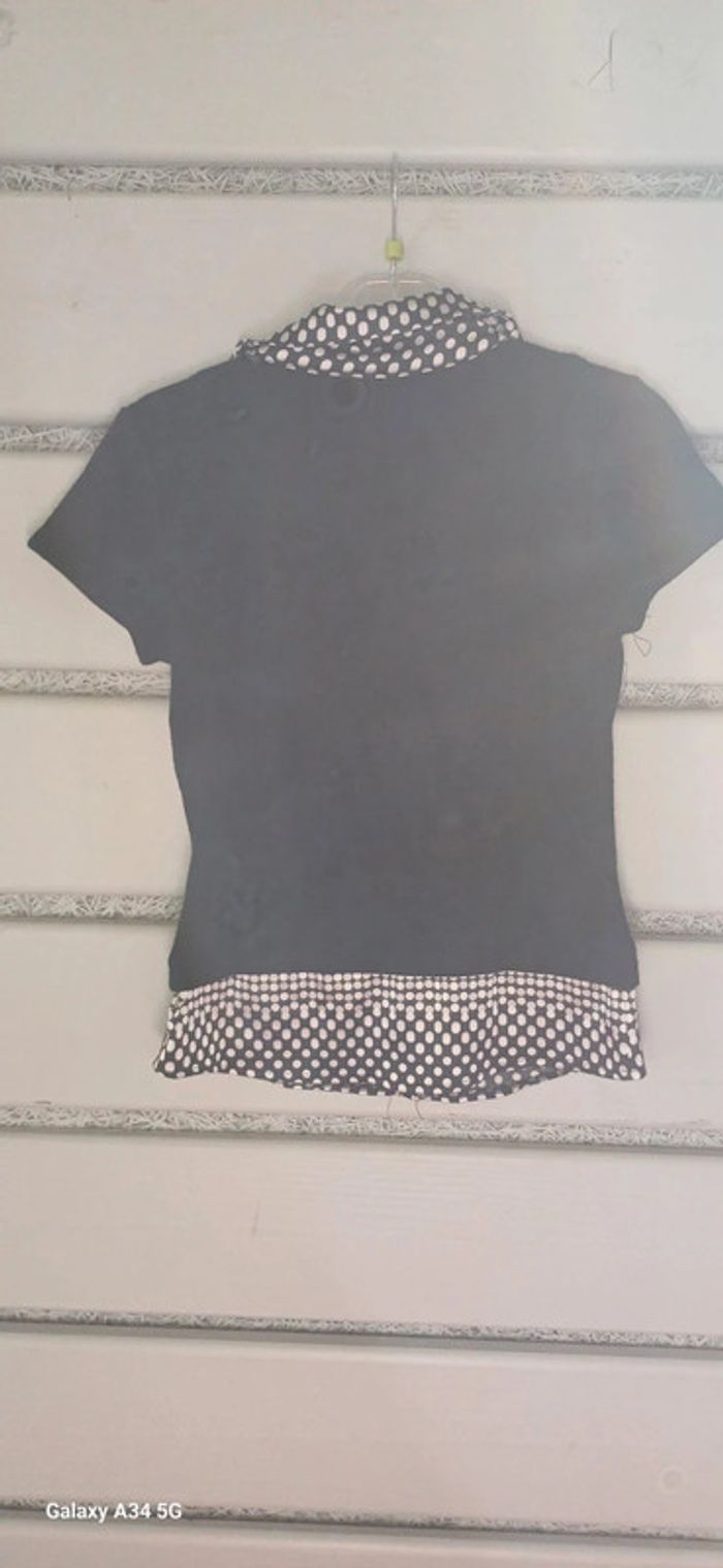 Tee shirt bi matière - photo numéro 2