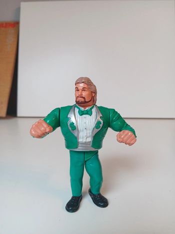 Figurine de catch WWF vintage ted dibiase million dollars man 1991 hasbro titan sport taille 12cm