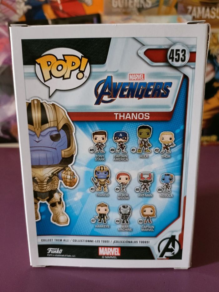 Figurine Funko Pop Avengers Thanos 453 Neuf - photo numéro 3