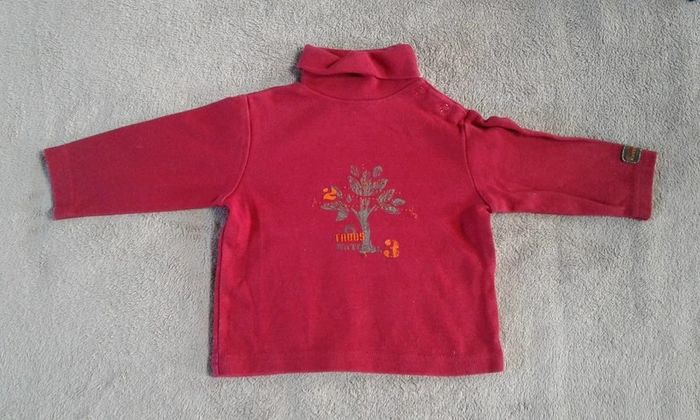 Lot 2 t-shirts manches longues col roulé
garçon 6mois - photo numéro 4