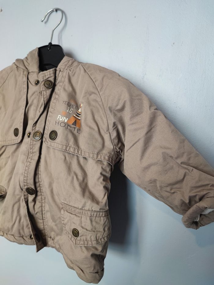 Blouson marron clair 9 mois - photo numéro 3