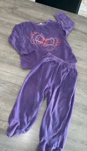 Pyjama polaire Papilon 12 mois