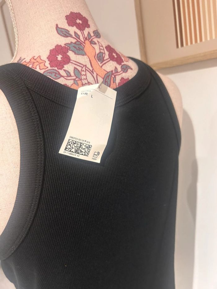 Débardeur noir neuf H&M L - photo numéro 2