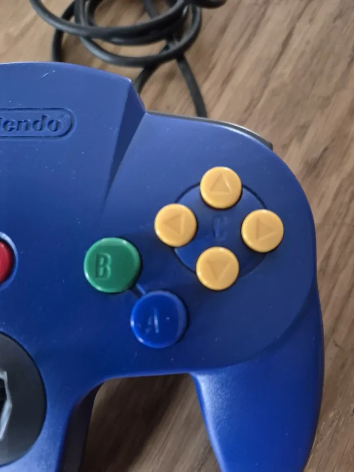 Manette Filaire Nintendo N64 Bleu - Controller N64 - photo numéro 4
