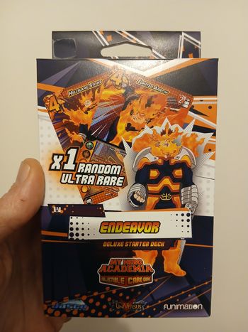 Boîte de cartes my héro academia version UK