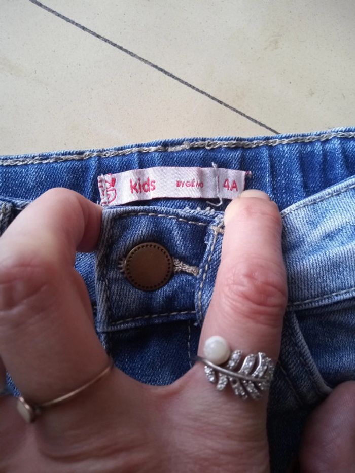 Jupe en jean 4 ans - photo numéro 3