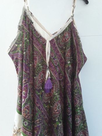 Robe en soie bain de soleil taille unique SWARNA TBE