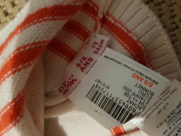 2 bonnets neufs 6-8 ans DPAM - photo numéro 3