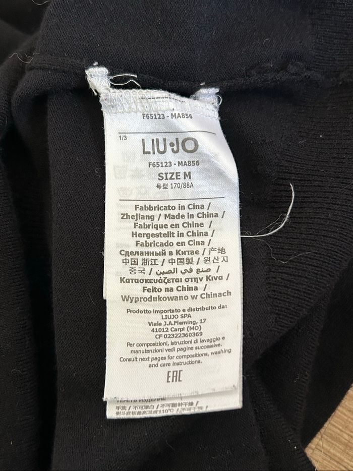 Pull noir asymétrique à manches longues Liu Jo taille M TBE - photo numéro 10